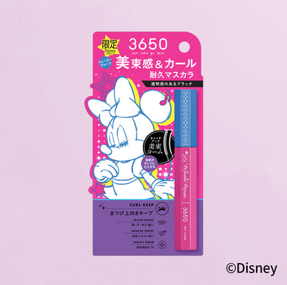 【限定パッケージ】3650 ミニーデザイン マスカラ ウォータープルーフコーム クリアブラック