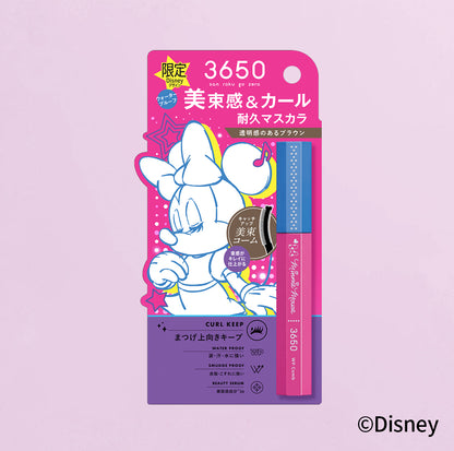 【限定パッケージ】3650 ミニーデザイン マスカラ ウォータープルーフコーム クリアブラウン